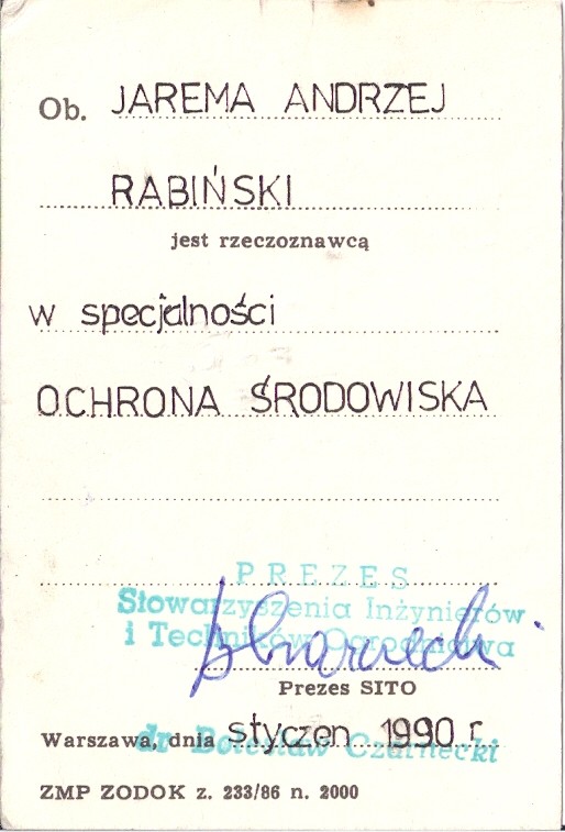 UPRAWNIENIA RZECZOZNAWCY NOT SITO str 2