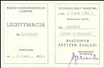 ODZNACZENIE BR¡ZOWY KRZY¯ ZAS£UGI