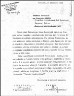 PODZIEKOWANIE  POLSKIEGO KLUBU EKOLOGICZNEGO
