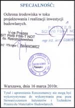 UPRAWNIENIA RZECZOZNAWCY NOT SITPMB  str 3